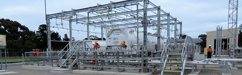 Imagen de una instalación de hidrógeno